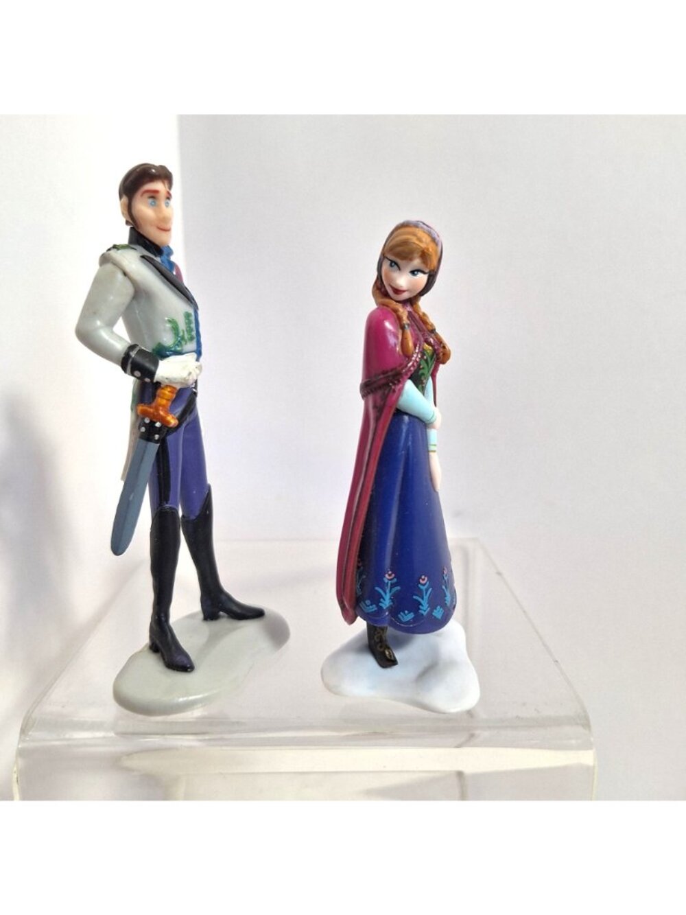 Disney Frozen Anna & Hans PVC Figures 3.5" Cake Toppers - Picture 6 of 8